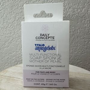$5 🌙 DAILY‎ Concepts Mother Of Pearl Soap Sponge 🆕 Multi Use